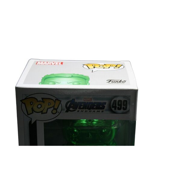 Funko Pop Marvel Avengers Endgame Hulk #499 Green Chrome (Walmart Exclusive) - Picture 2 of 11